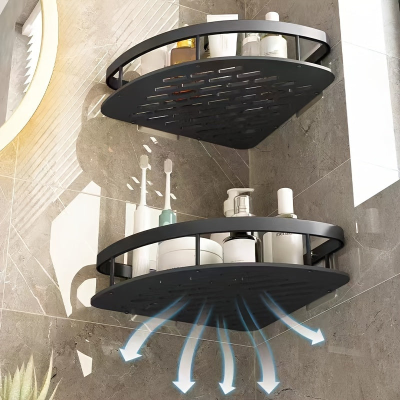 Stainless Steel Shower Caddy: Corner Shelf Organizer