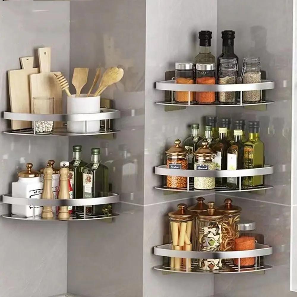 Stainless Steel Shower Caddy: Corner Shelf Organizer